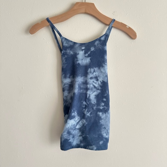 Gilly Hicks Cozy Halter Tank Top - Blue Wash - Picture 3 of 5